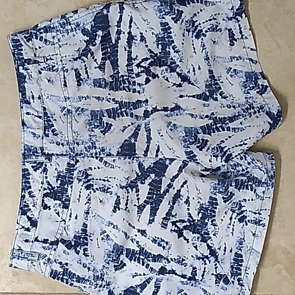 NORTH FACE flashdry amphibious navy batik print shorts girls XL fits jrs XS - Picture 4 of 15